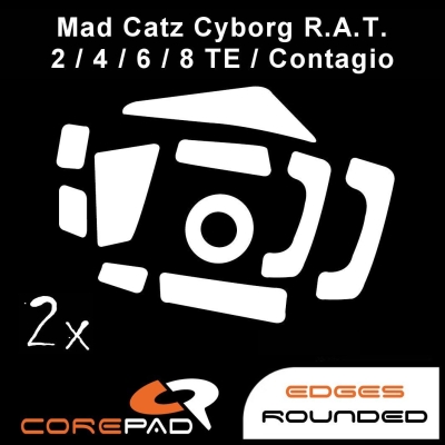 Hyperglide Hyperglides Corepad Skatez Mad Catz Cyborg R.A.T. 2 4 6 8 RAT